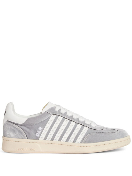  Dsquared2 Boxer Velvet Low-top Sneakers - Grey 