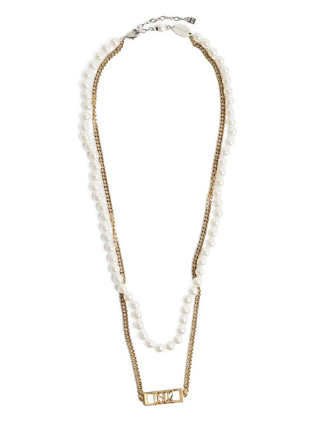  Dsquared2 Brass Chain-link Necklace - Gold 