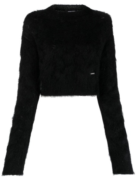  Dsquared2 Brushed Mohair-blend Jumper - Black 