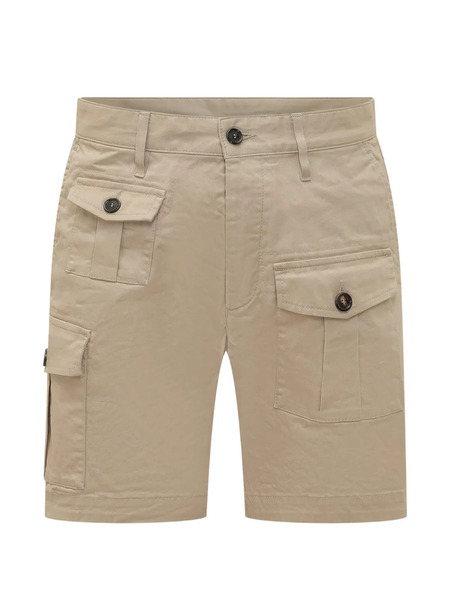  Dsquared2 Button Cargo Short - Neutrals 