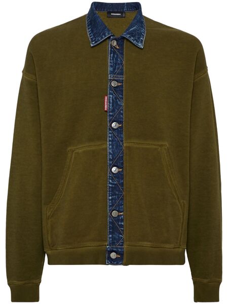  Dsquared2 Button-down Sweatshirt - Green 