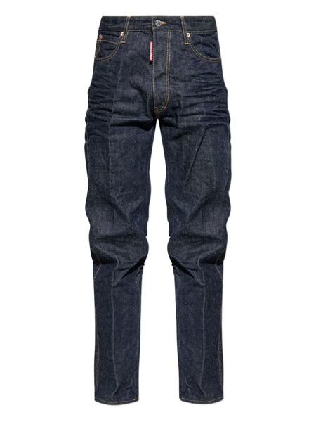  Dsquared2 Button Fastening Ruched Trousers - Blue 