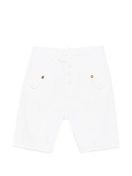  Dsquared2 Button-fastening Shorts - White 