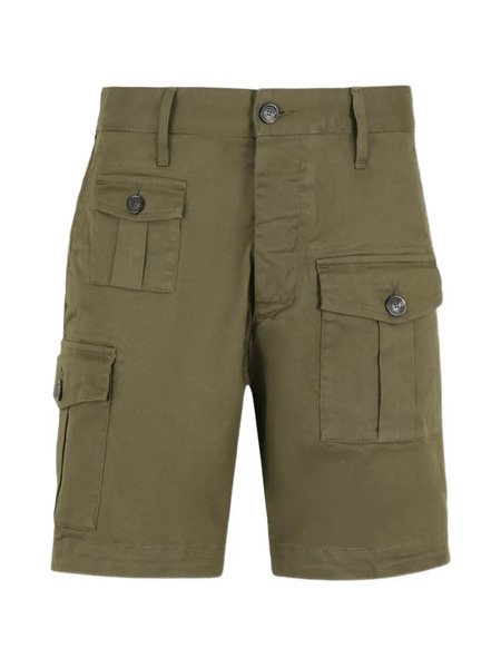  Dsquared2 Buttoned Cargo Shorts - Green 