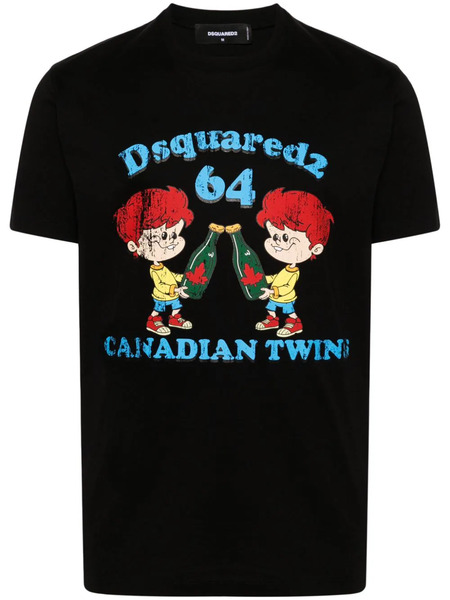  Dsquared2 Cool Fit Cotton T-shirt - Black 