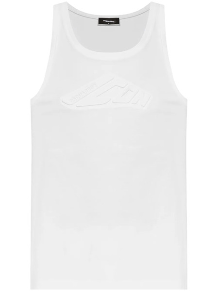  Dsquared2 Cotton Tank - White 