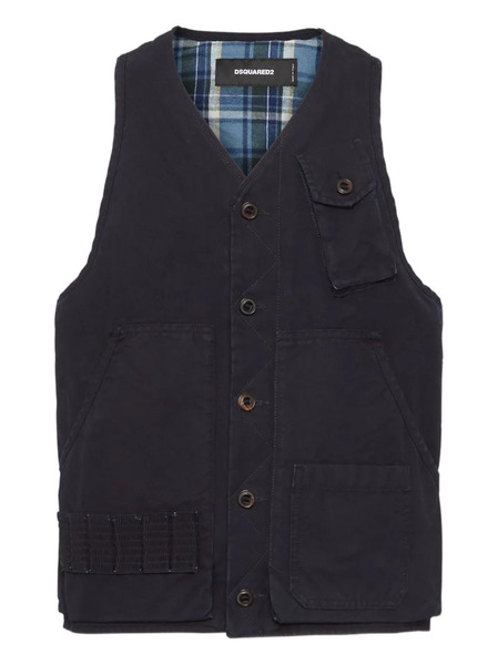  Dsquared2 Cotton Vest - Black 