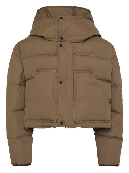  Dsquared2 Cropped Puffer Jacket - Brown 