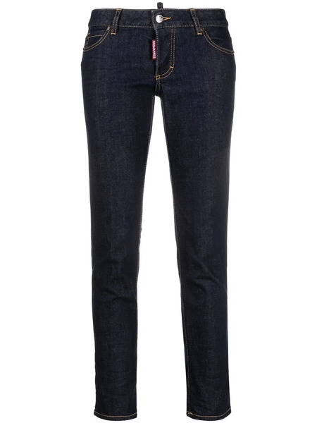 Dsquared2 Cropped Slim-fit Jeans - Blue 