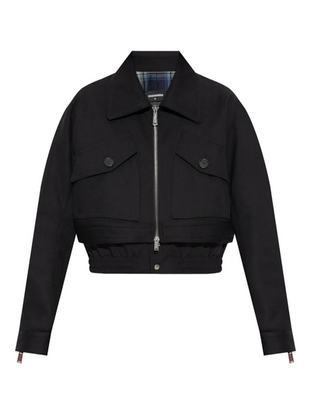  Dsquared2 Cropped Zip-front Jacket - Blue 