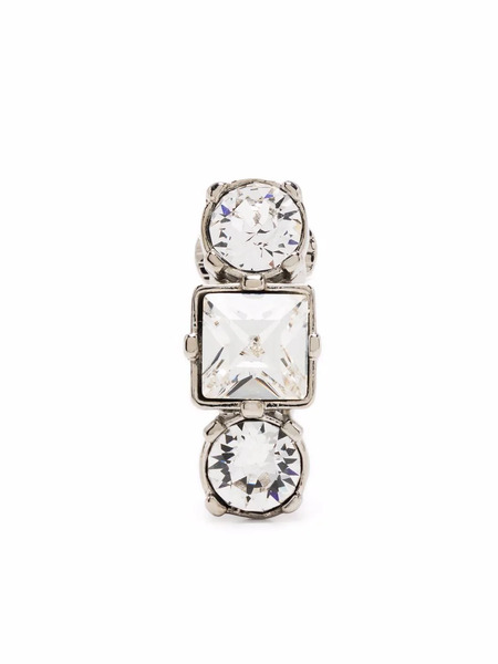  Dsquared2 Crystal-embellished Single Earring - Silver 