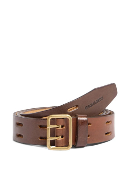  Dsquared2 Cut-out Buckle Belt - Brown 