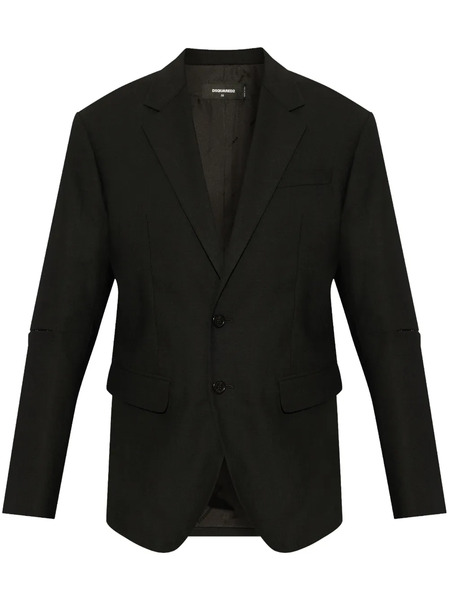  Dsquared2 Cut-out Sleeve Blazer - Black 