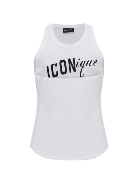  Dsquared2 Cut-out Vest - White 