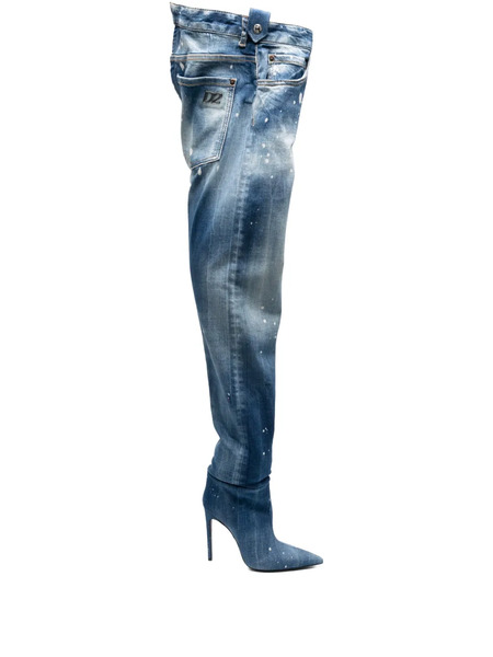  Dsquared2 Denim Boots - Blue 