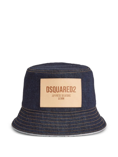  Dsquared2 Denim Bucket Hat - Blue 