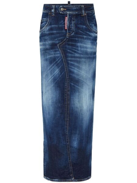  Dsquared2 Denim Maxi Skirt - Blue 