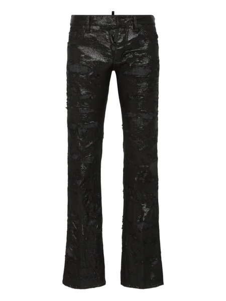  Dsquared2 Disco Wash Sharpei Bootcut Jeans - Black 