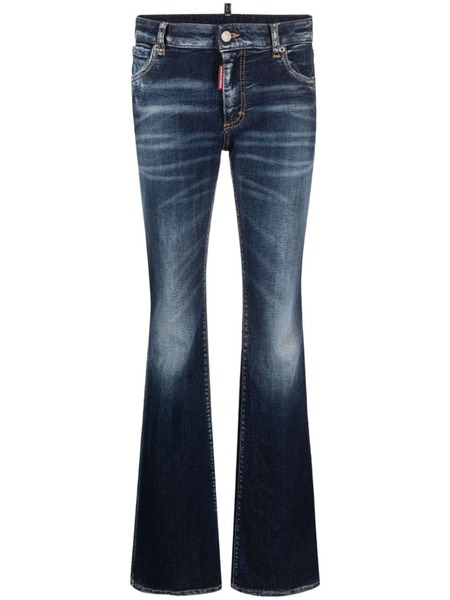  Dsquared2 Distressed Flared Jeans - Blue 