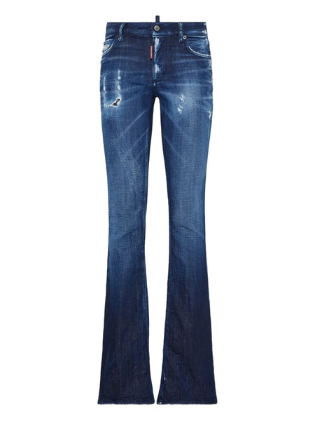  Dsquared2 Distressed Flared Jeans - Blue 