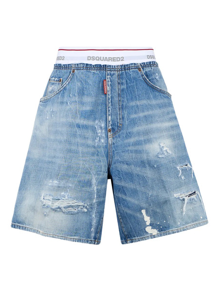  Dsquared2 Distressed Shorts - Blue 