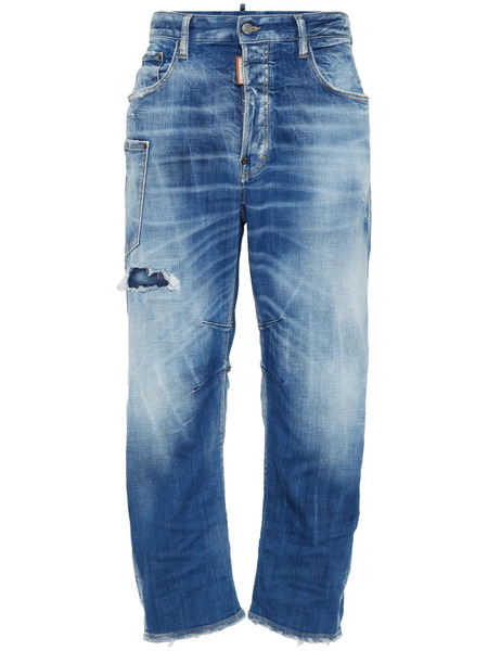  Dsquared2 Distressed Washed Jeans - Blue 
