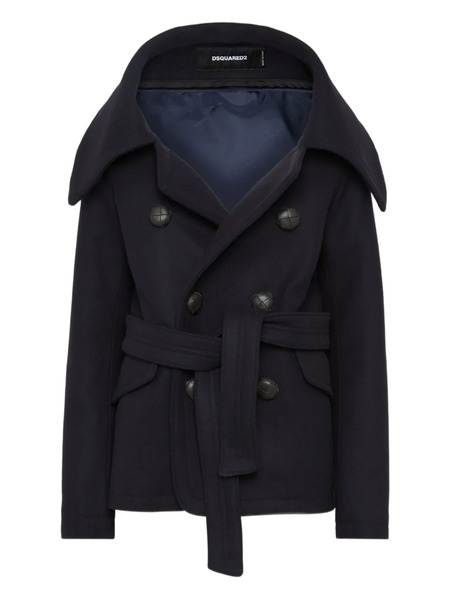  Dsquared2 Double-breasted Coat - Blue 
