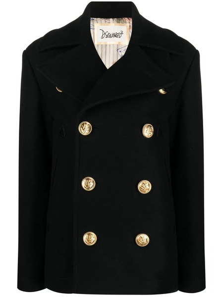  Dsquared2 Double-breasted Jacket - Black 