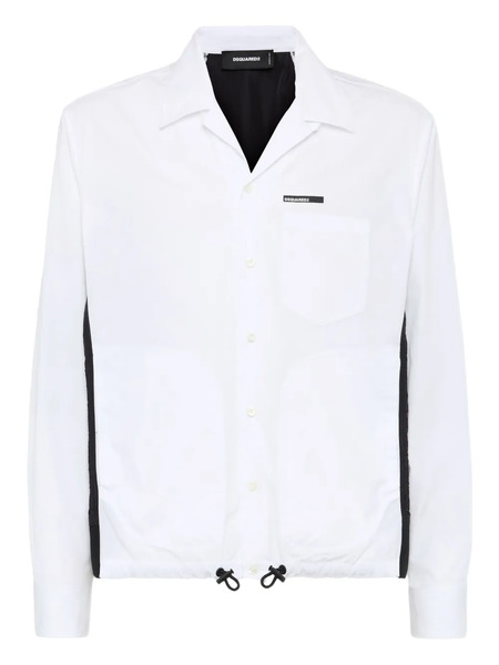  Dsquared2 Drawstring-hem Shirt - White 