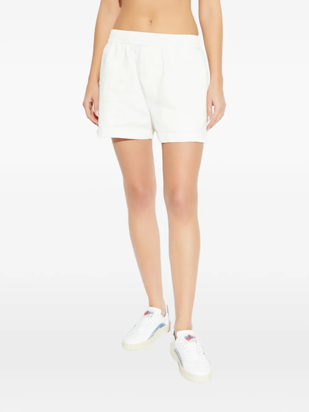  Dsquared2 Elasticated-waistband Shorts - White 