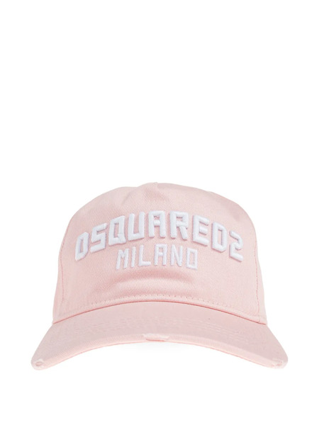  Dsquared2 Embroidered Baseball Cap - Pink 