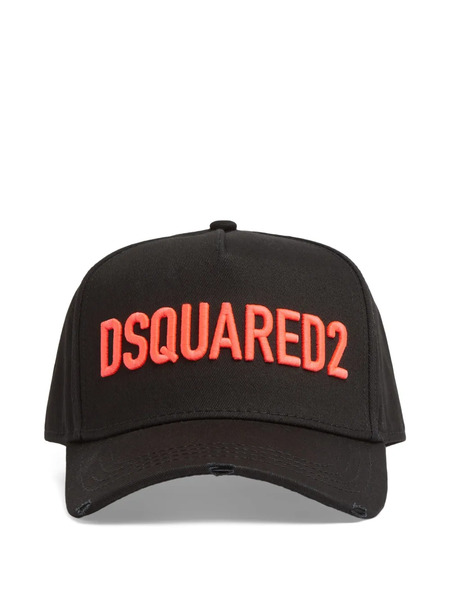  Dsquared2 Embroidered Logo Baseball Cap - Black 