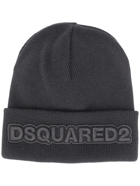  Dsquared2 Embroidered Logo Hat - Black 