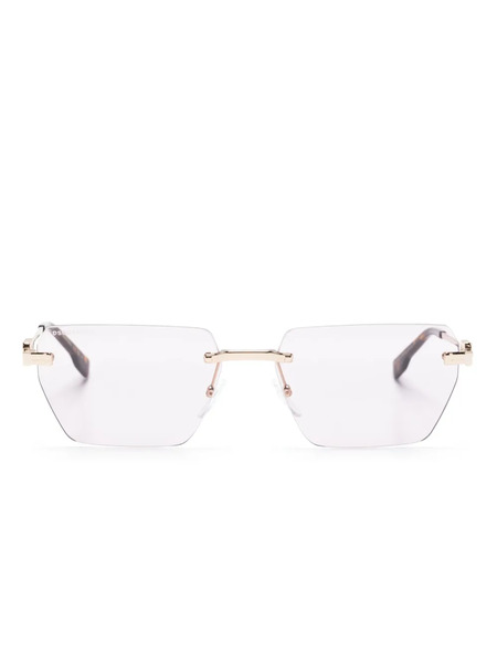  Dsquared2 Eyewear 0102/s Rectangle-frame Sunglasses - Gold 