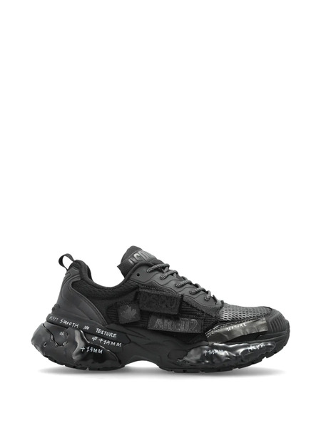  Dsquared2 Faster Panelled Sneakers - Black 