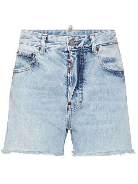  Dsquared2 Five-pocket Denim Shorts - Blue 