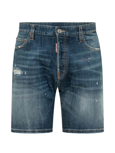  Dsquared2 Five-pocket Denim Shorts - Blue 