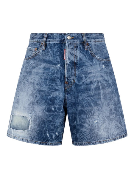  Dsquared2 Five-pockets Shorts - Blue 