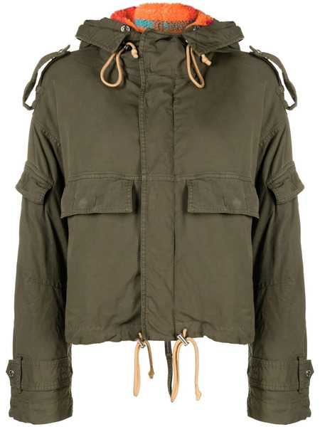  Dsquared2 Fleece-lined Hooded Jacket - Green 