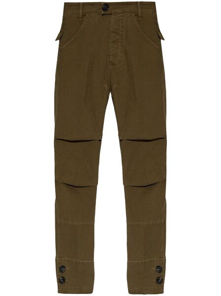  Dsquared2 Folded-panel Trousers - Green 