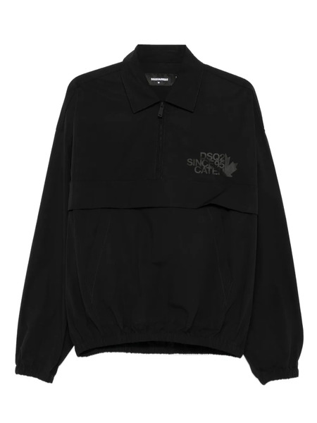  Dsquared2 Half-zip Panelled Sweatshirt - Black 