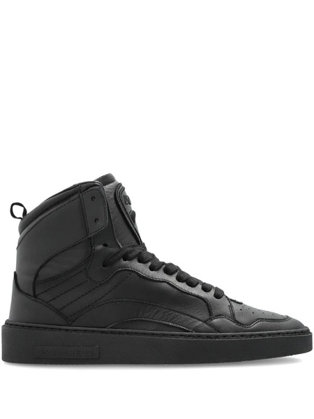  Dsquared2 High-top Leather Sneakers - Black 