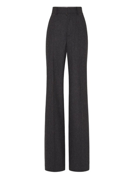  Dsquared2 High-waisted Flared Trousers - Grey 