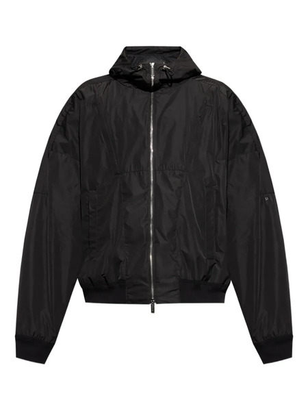  Dsquared2 Hooded Zip-up Jacket - Black 