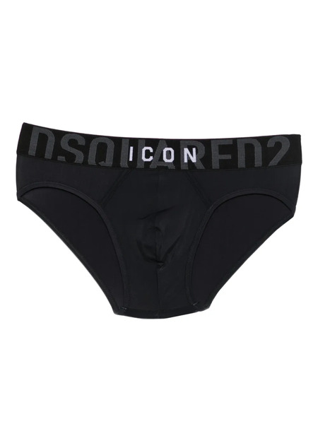  Dsquared2 Icon-band Briefs - Black 