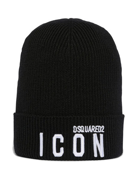  Dsquared2 Icon-logo Beanie - Black 