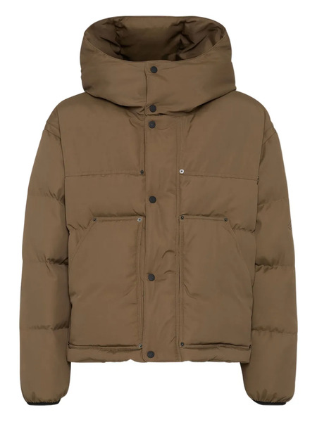  Dsquared2 Icon New Generation Utility Hooded Puffer Jacket - Brown 