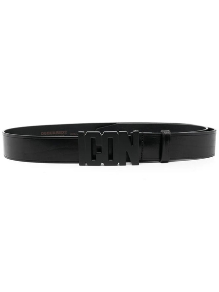 Dsquared2 Icon-plaque Belt - Black 