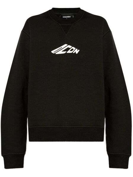  Dsquared2 Icon-print Sweatshirt - Black 