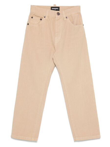 Dsquared2 Kids Cotton Chinos - Brown 